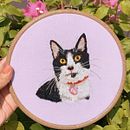 Mi Proyecto del curso: Mi gatita Piebald. Een project van Craft y Borduurwerk van Zoé Martinez - 03.12.2020