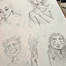 inside my sketchbook. Character Design, and Drawing project by tasbeeh nasrou - 12.03.2020