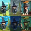 Little Witch - My project in Lighting Principles for Digital Painting course. Een project van  Digitaal schilderij van Marco Giorgianni - 06.12.2020
