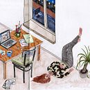 Isometric perspective. Recreation. Un progetto di Illustrazione tradizionale e Sketchbook di volgailyina - 04.12.2020