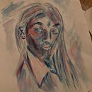 My project in Artistic Portrait with Watercolors course. Desenho artístico, Desenho de retrato, e Pintura em aquarela projeto de Kotshanich Knight - 04.12.2020
