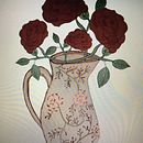 Tarjeta de visita De la Rosa Boutique, Elviria, Marbella 2020. Un progetto di Belle arti, Bozzetti, Collage, Disegno a matita, Disegno digitale, Direzione artistica, Design di poster  e Interior design di David López Sevillano - 01.06.2020