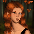 Mi Proyecto del curso: Retratos digitales de fantasía con Photoshop. Un proyecto de Dibujo de Retrato, Dibujo digital, Ilustración tradicional e Ilustración digital de Ruth Reuveni - 06.12.2020