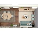 Proyecto Breña - Be my Home . Un projet de 3D, Architecture d'intérieur , et Décoration de patriciavilchez945 - 06.12.2020