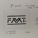 Creación de un monograma FVMT. Design de logotipo projeto de Jales Tavares Vieira - 07.12.2020