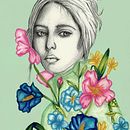 My grey garden in middle of spring. Un proyecto de Dibujo a lápiz, Dibujo artístico, Dibujo de Retrato y Pintura a la acuarela de Valentina Osman - 08.12.2020