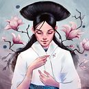 My project in Digital Fantasy Portraits with Photoshop course. Digital Drawing, Digital Illustration, Digital Painting, and Portrait Drawing project by szufladamart - 12.08.2020