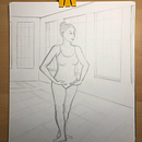 Mi progreso durante el curso: Introducción al dibujo artístico de la figura humana. Un progetto di Disegno, Disegno anatomico, Disegno artistico, Disegno di ritratti e Disegno realistico di Airam Campos - 08.12.2020
