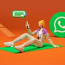 "Whatsapp" e "Hipotecas" de Humanismo Digital. Un proyecto de 3D, Dibujo digital, Diseño de moda, Diseño de personajes y Diseño de personajes 3D de Jaime Alvarez Sobreviela - 08.12.2020