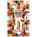 Festa Major de Gràcia 2020. Poster Design, Graphic Design, and Traditional illustration project by Sergi Solans - 12.09.2020