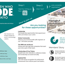 Women Who Code Tokyo - Brochure Design . % Chloe Y tarafından hazırlanan Grafik Tasarım, Geleneksel illüstras, Ve on projesi - 02.09.2019