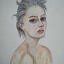 Mi Proyecto del curso: Retrato en acuarela a partir de una fotografía. Pintura em aquarela projeto de Karen Lizama - 11.12.2020