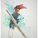 My project in Artistic Watercolor Techniques for Illustrating Birds course . Een project van 3D-animatie van Ternel Telesforo - 11.12.2020