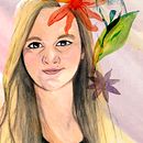 Mi Proyecto del curso: Retrato ilustrado en acuarela. Watercolor Painting project by Marta Sanchez Delgado - 10.22.2020