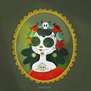 Catrina. Character Design, Editorial Illustration, Digital Illustration, and Children's Illustration project by Diana Vicedo - 12.11.2020