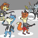 ...y con ustedes ¡The Mammals and The Papas!. Un proyecto de Cómic e Ilustración digital de Eduardo Palacios - 12.12.2020