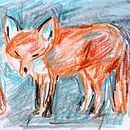 100 foxes . Een project van  Tekening y  Schetsen van nanadesbois - 12.12.2020