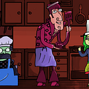Los Tres Cocineros Ochenteros. Projekt z dziedziny Trad, c i jna ilustracja użytkownika Sebastián Inca - 14.12.2020
