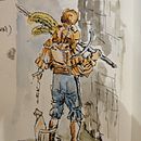 My project in Watercolor Coloring for Comics and Illustrations course. Watercolor Painting project by Elisabetta Canuti - 12.14.2020