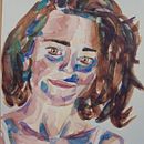 Clara Claudia: Retrato artístico en acuarela Ein Projekt aus dem Bereich Aquarellmalerei von ignacioherreramartin - 15.12.2020