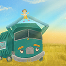 Nina e o Zé Coleta. Ilustração tradicional, Ilustração digital e Ilustração infantil projeto de gferraciolli - 14.12.2020