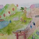 Mi Proyecto del curso: Ilustración en acuarela con influencia japonesa. Animação projeto de isabella milagros melgar franco - 15.12.2020