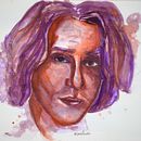Mi Proyecto del curso: Retrato artístico en acuarela. Un projet de Dessin artistique, Dessin de portrait , et Aquarelle de Cristina Pacheco Mendoza - 16.12.2020