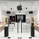 Propuesta de Diseño e Iluminación Comercial para tienda Apple en base a estilo Minimalista-Biofílico Ein Projekt aus dem Bereich 3D, Architektur, Innenarchitektur, 3-D-Design, Beleuchtungsdesign, Innendesign und 3-D-Modellierung von Harold Walter Landeo Huamán - 16.12.2020