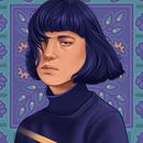 "Meteoro" en Procreate. Un proyecto de Dibujo de Retrato, Dibujo digital e Ilustración tradicional de Lidia Cao - 06.11.2020