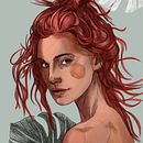 Mi Proyecto del curso: Retrato ilustrado con Procreate Ein Projekt aus dem Bereich Traditionelle Illustration und Digitale Illustration von Sara Ruiz Juárez - 17.12.2020