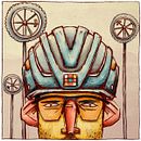 Rowerzysta. Projekt z dziedziny  R, sunek, Trad, c, jna ilustracja i Malowanie akwarelą użytkownika Jorge Cha - 18.12.2020