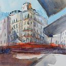 Mi Proyecto del curso: Dibujo arquitectónico con acuarela y tinta . Ilustrație tradițională, Arhitectură, Design de caractere, Arte plastice, Desen și Desen artistic de Martín Cru Álvarez - 12.19.2020