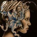 Mi Proyecto del curso: Retrato creativo en claroscuro con lápiz . % Andrea Merino tarafından hazırlanan Çizim projesi - 12.19.2020