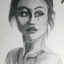 Meu projeto do curso: Retrato realista com lápis grafite. Traditional illustration, Fine Arts, Sketching, Pencil Drawing, Drawing, Portrait Drawing, Realistic Drawing, Artistic Drawing, and Figure Drawing project by victorialuiza0602 - 07.15.2022