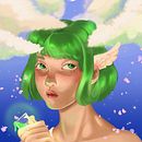 Mi Proyecto del curso: Retratos digitales de fantasía con Photoshop. Traditional illustration project by celestenevarez - 12.20.2020