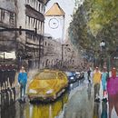 Mi Proyecto del curso: Paisajes urbanos en acuarela . Arsitektur Lanskap, Dan Lukisan Cat Air proyek oleh Jimmy Morales - 12.20.2020