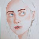 Retrato ilustrado en acuarela. Un proyecto de Pintura a la acuarela de Sandra Lefort Vidal - 20.12.2020