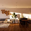 Mi Proyecto del curso: Diseño de interiores para espacios multifuncionales . Arhitectură de interior de Michael Calagua - 12.21.2020