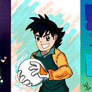 Meu projeto do curso: Ilustração digital com influência mangá. Digital Drawing, Design, and Digital Painting project by Rafael Jenei - 12.20.2020