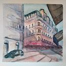 My project in Architectural Sketching with Watercolor and Ink course. Un proyecto de Pintura a la acuarela de Maria Grazia Rizzo - 28.12.2020