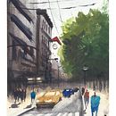 Mi Proyecto del curso: Paisajes urbanos en acuarela. Projekt z dziedziny Malowanie akwarelą użytkownika ramonzambranom - 22.12.2020