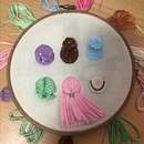 Mi Proyecto del curso: Técnicas de bordado para crear peinados con volumen. Artesanato, Bordado, e Criatividade projeto de Aida Gallegos - 23.12.2020
