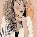 Andrea Blasco_Mi Proyecto del curso: Retrato ilustrado con Procreate. Un proyecto de Dibujo, Dibujo artístico, Dibujo de Retrato, Ilustración tradicional e Ilustración digital de Andrea Blasco - 23.12.2020