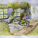 Mi Proyecto del curso: Ilustración en acuarela con influencia japonesa;. Un proyecto de Ilustración tradicional e Ilustración infantil de Leslie Andreina - 23.12.2020