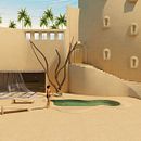 Sand Castle out of season by @eiscia. Modelagem 3D, Colagem, Design de interiores, e Design de cenários projeto de Asia Calzà - 18.11.2020