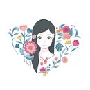 My project in Illustrated portraits with botanical elements course . % ram tarafından hazırlanan Botanik İllüstras, on, Markalaşma ve Kimlik, Dijital İllüstras, Ve on projesi - 12.25.2020