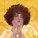 Digital portrait of a little sister. . Pictură digitală de salmanajjar - 12.25.2020