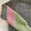 Mi Proyecto del curso: Crochet: crea prendas con una sola aguja // HYGGE SWEATER. Un proyecto de Diseño de moda, Tejido, DIY y Crochet de martiypunto - 25.12.2020