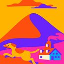 In the grasslands. Un proyecto de Ilustración tradicional, Ilustración digital e Ilustración vectorial de E. Alarcón - 26.12.2020