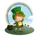 Leprechau Ein Projekt aus dem Bereich Digitale Illustration und Kinderillustration von Nuria Flores Sola - 26.12.2020